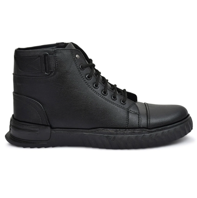 Mens Black Korean Style Sneakers